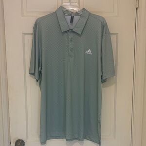 Adidas Men's Sage Green Polo Shirt New Without Tags